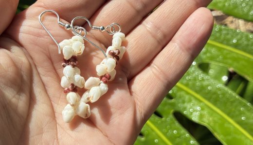 【ハワイ体験】ニイハウシェルで作る私だけのピアス ─ 初心者OKのワークショップ